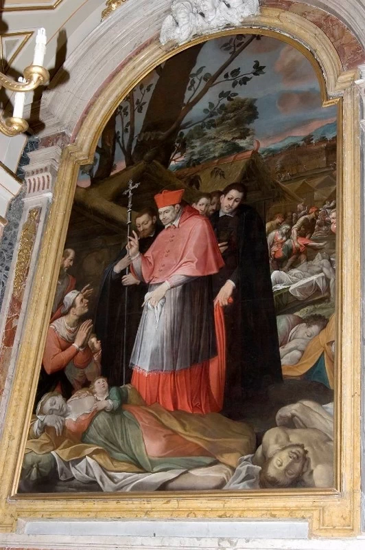 Giovan Battista Crespi, detto Cerano - 137, S. Carlo Borromeo comunica gli appestati
